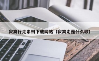 阿拉善盟寂寞行走素材下载网站（寂寞走是什么歌）